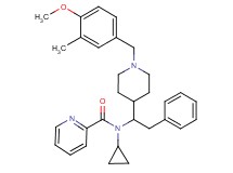 N-cyclopropyl-N-{1-[1-(4-methoxy-3-methylbenzyl)-4-piperidinyl]-2-phenylethyl}-2-pyridinecarboxamide