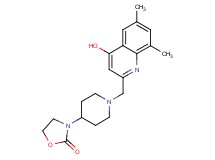 3-{1-[(4-hydroxy-6,8-dimethylquinolin-2-yl)methyl]piperidin-4-yl}-1,3-oxazolidin-2-one