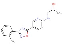 1-({5-[3-(2-methylphenyl)-1,2,4-oxadiazol-5-yl]pyridin-2-yl}amino)propan-2-ol