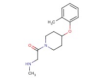 N-methyl-2-[4-(2-methylphenoxy)-1-piperidinyl]-2-oxoethanamine hydrochloride