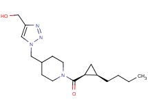 {1-[(1-{[(1S*,2R*)-2-butylcyclopropyl]carbonyl}piperidin-4-yl)methyl]-1H-1,2,3-triazol-4-yl}methanol