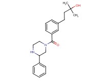 2-methyl-4-{3-[(3-phenyl-1-piperazinyl)carbonyl]phenyl}-2-butanol