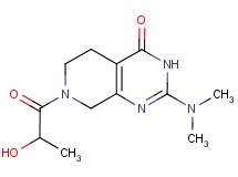 2-(dimethylamino)-7-lactoyl-5,6,7,8-tetrahydropyrido[3,4-d]pyrimidin-4(3H)-one