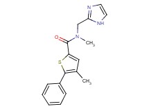 N-(1H-imidazol-2-ylmethyl)-N,4-dimethyl-5-phenylthiophene-2-carboxamide