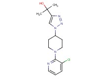 2-{1-[1-(3-chloropyridin-2-yl)piperidin-4-yl]-1H-1,2,3-triazol-4-yl}propan-2-ol