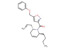 (2S*,6S*)-2-allyl-6-butyl-1-{[5-(phenoxymethyl)-3-isoxazolyl]carbonyl}-1,2,3,6-tetrahydropyridine