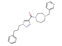 1-{[1-(3-phenylpropyl)-1H-1,2,3-triazol-4-yl]carbonyl}-4-(3-pyridinylmethyl)-1,4-diazepane