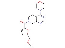 7-[5-(methoxymethyl)-2-furoyl]-4-(4-morpholinyl)-5,6,7,8-tetrahydropyrido[3,4-d]pyrimidine