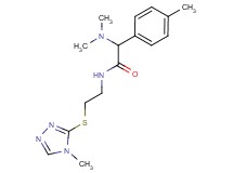 2-(dimethylamino)-2-(4-methylphenyl)-N-{2-[(4-methyl-4H-1,2,4-triazol-3-yl)thio]ethyl}acetamide
