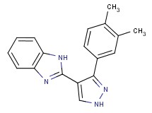 2-[3-(3,4-dimethylphenyl)-1H-pyrazol-4-yl]-1H-benzimidazole