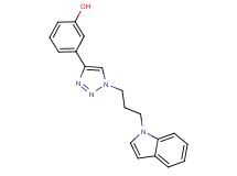 3-{1-[3-(1H-indol-1-yl)propyl]-1H-1,2,3-triazol-4-yl}phenol
