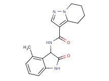 N-(4-methyl-2-oxo-2,3-dihydro-1H-indol-3-yl)-4,5,6,7-tetrahydropyrazolo[1,5-a]pyridine-3-carboxamide