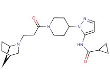 N-[1-(1-{3-[(1R*,4R*)-2-azabicyclo[2.2.1]hept-2-yl]propanoyl}-4-piperidinyl)-1H-pyrazol-5-yl]cyclopropanecarboxamide