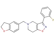 5-(2,3-dihydro-1-benzofuran-5-ylmethyl)-3-(2-fluorophenyl)-4,5,6,7-tetrahydroisoxazolo[4,5-c]pyridine
