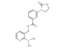 N-{[2-(dimethylamino)pyridin-3-yl]methyl}-3-(2-oxoimidazolidin-1-yl)benzamide