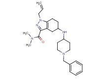 1-allyl-5-[(1-benzyl-4-piperidinyl)amino]-N,N-dimethyl-4,5,6,7-tetrahydro-1H-indazole-3-carboxamide