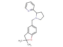 2-{1-[(2,2-dimethyl-2,3-dihydro-1-benzofuran-5-yl)methyl]-2-pyrrolidinyl}pyridine