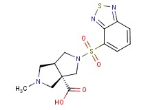 (3aS*,6aS*)-2-(2,1,3-benzothiadiazol-4-ylsulfonyl)-5-methylhexahydropyrrolo[3,4-c]pyrrole-3a(1H)-carboxylic acid