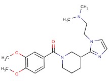 (2-{2-[1-(3,4-dimethoxybenzoyl)piperidin-3-yl]-1H-imidazol-1-yl}ethyl)dimethylamine