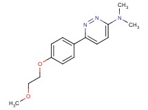 6-[4-(2-methoxyethoxy)phenyl]-N,N-dimethylpyridazin-3-amine