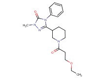 5-[1-(3-ethoxypropanoyl)piperidin-3-yl]-2-methyl-4-phenyl-2,4-dihydro-3H-1,2,4-triazol-3-one