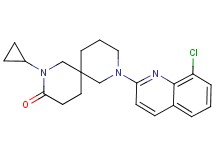 8-(8-chloro-2-quinolinyl)-2-cyclopropyl-2,8-diazaspiro[5.5]undecan-3-one