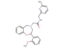 2-[2-(2-methoxyphenyl)-2,3-dihydro-1,4-benzoxazepin-4(5H)-yl]-N-[(6-methyl-2-pyridinyl)methyl]acetamide