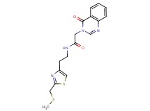 N-(2-{2-[(methylthio)methyl]-1,3-thiazol-4-yl}ethyl)-2-(4-oxo-3(4H)-quinazolinyl)acetamide