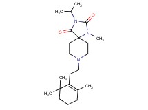 3-isopropyl-1-methyl-8-[2-(2,6,6-trimethyl-1-cyclohexen-1-yl)ethyl]-1,3,8-triazaspiro[4.5]decane-2,4-dione
