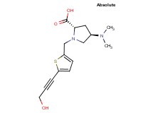 (4R)-4-(dimethylamino)-1-{[5-(3-hydroxyprop-1-yn-1-yl)-2-thienyl]methyl}-L-proline