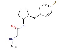 N~1~-[(1S*,2S*)-2-(4-fluorobenzyl)cyclopentyl]-N~2~-methylglycinamide