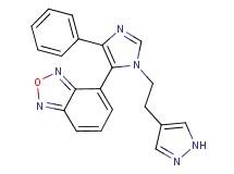 4-{4-phenyl-1-[2-(1H-pyrazol-4-yl)ethyl]-1H-imidazol-5-yl}-2,1,3-benzoxadiazole