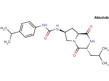 N-[(3R,7S,8aS)-3-isobutyl-1,4-dioxooctahydropyrrolo[1,2-a]pyrazin-7-yl]-N'-(4-isopropylphenyl)urea