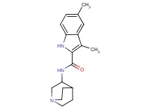 N-1-azabicyclo[2.2.2]oct-3-yl-3,5-dimethyl-1H-indole-2-carboxamide