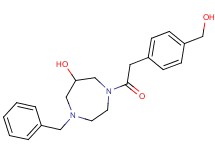 1-benzyl-4-{[4-(hydroxymethyl)phenyl]acetyl}-1,4-diazepan-6-ol