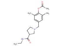 4-({3-[(ethylamino)carbonyl]pyrrolidin-1-yl}methyl)-2,6-dimethylphenyl acetate