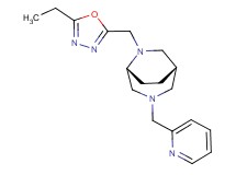 (1S*,5R*)-6-[(5-ethyl-1,3,4-oxadiazol-2-yl)methyl]-3-(pyridin-2-ylmethyl)-3,6-diazabicyclo[3.2.2]nonane