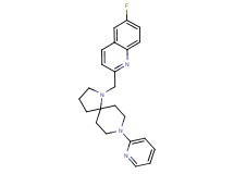 6-fluoro-2-{[8-(2-pyridinyl)-1,8-diazaspiro[4.5]dec-1-yl]methyl}quinoline