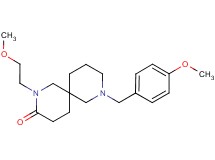 8-(4-methoxybenzyl)-2-(2-methoxyethyl)-2,8-diazaspiro[5.5]undecan-3-one