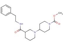methyl 3-{[(2-phenylethyl)amino]carbonyl}-1,4'-bipiperidine-1'-carboxylate