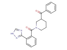 phenyl{1-[2-(1H-1,2,4-triazol-3-yl)benzoyl]-3-piperidinyl}methanone