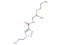1-(2-aminoethyl)-N-(2-propoxypropyl)-1H-1,2,3-triazole-4-carboxamide