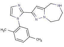 2-[1-(2,5-dimethylphenyl)-1H-imidazol-2-yl]-5,6,7,8-tetrahydro-4H-pyrazolo[1,5-a][1,4]diazepine