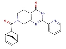 7-[(1R*,2R*,4R*)-bicyclo[2.2.1]hept-5-en-2-ylcarbonyl]-2-pyridin-2-yl-5,6,7,8-tetrahydropyrido[3,4-d]pyrimidin-4(3H)-one