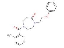 1-(2-methylbenzoyl)-4-(2-phenoxyethyl)-1,4-diazepan-5-one