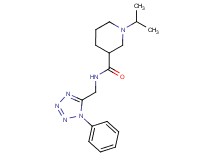 1-isopropyl-N-[(1-phenyl-1H-tetrazol-5-yl)methyl]-3-piperidinecarboxamide