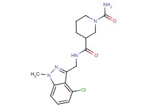 N~3~-[(4-chloro-1-methyl-1H-indazol-3-yl)methyl]piperidine-1,3-dicarboxamide