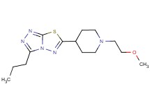 6-[1-(2-methoxyethyl)piperidin-4-yl]-3-propyl[1,2,4]triazolo[3,4-b][1,3,4]thiadiazole
