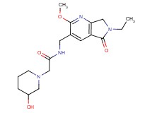 N-[(6-ethyl-2-methoxy-5-oxo-6,7-dihydro-5H-pyrrolo[3,4-b]pyridin-3-yl)methyl]-2-(3-hydroxypiperidin-1-yl)acetamide