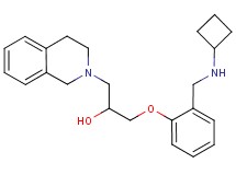 1-{2-[(cyclobutylamino)methyl]phenoxy}-3-(3,4-dihydro-2(1H)-isoquinolinyl)-2-propanol